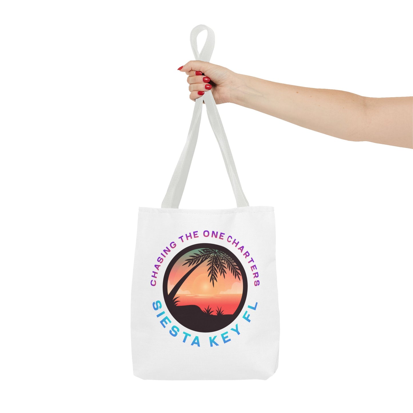Beach Bag, Siesta Key Sunsets Tote Bag, Travel Tote, Gift for Beach Lovers, Vacation Essential, AOP Design