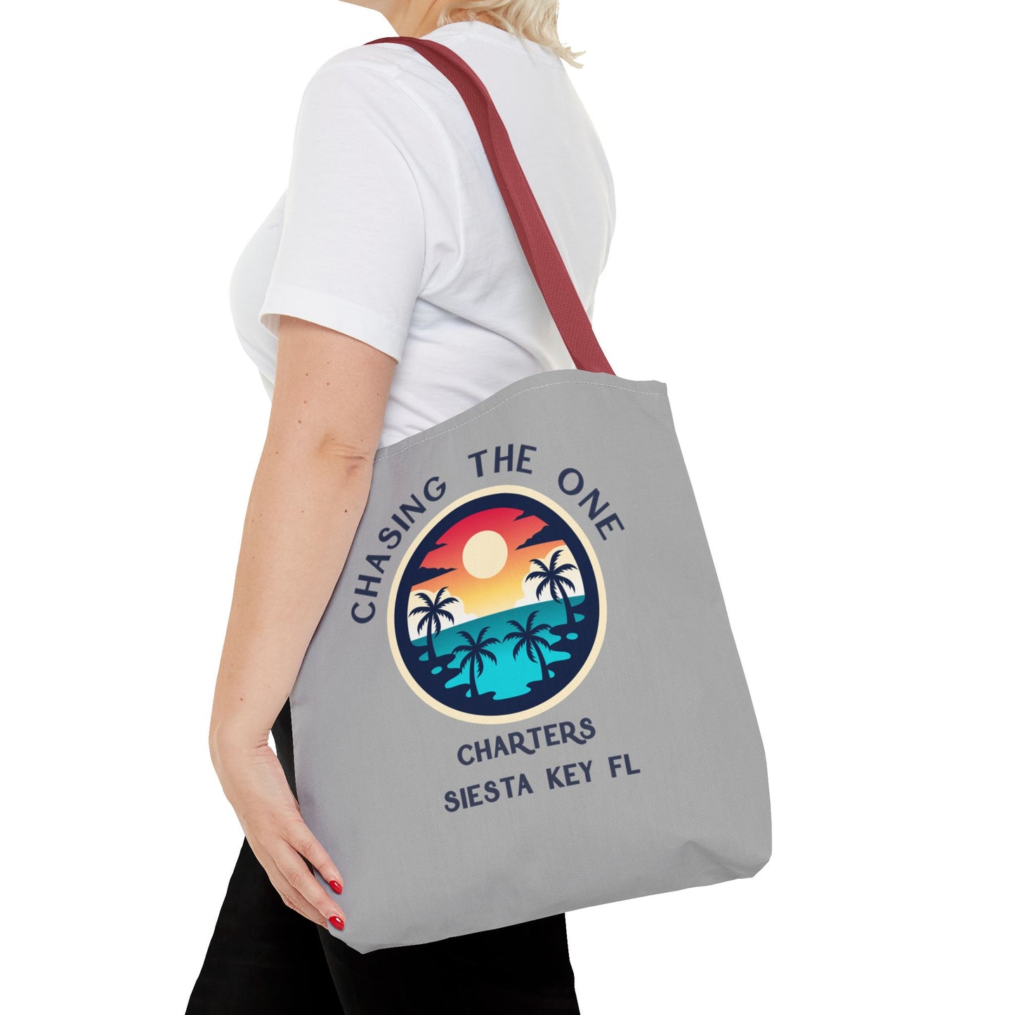Beach Bag, Tote Bag with Tropical Sunset Design, Beach Tote, Vacation Accessory, Eco-Friendly Bag, Gift for Travelers, Summer Bag