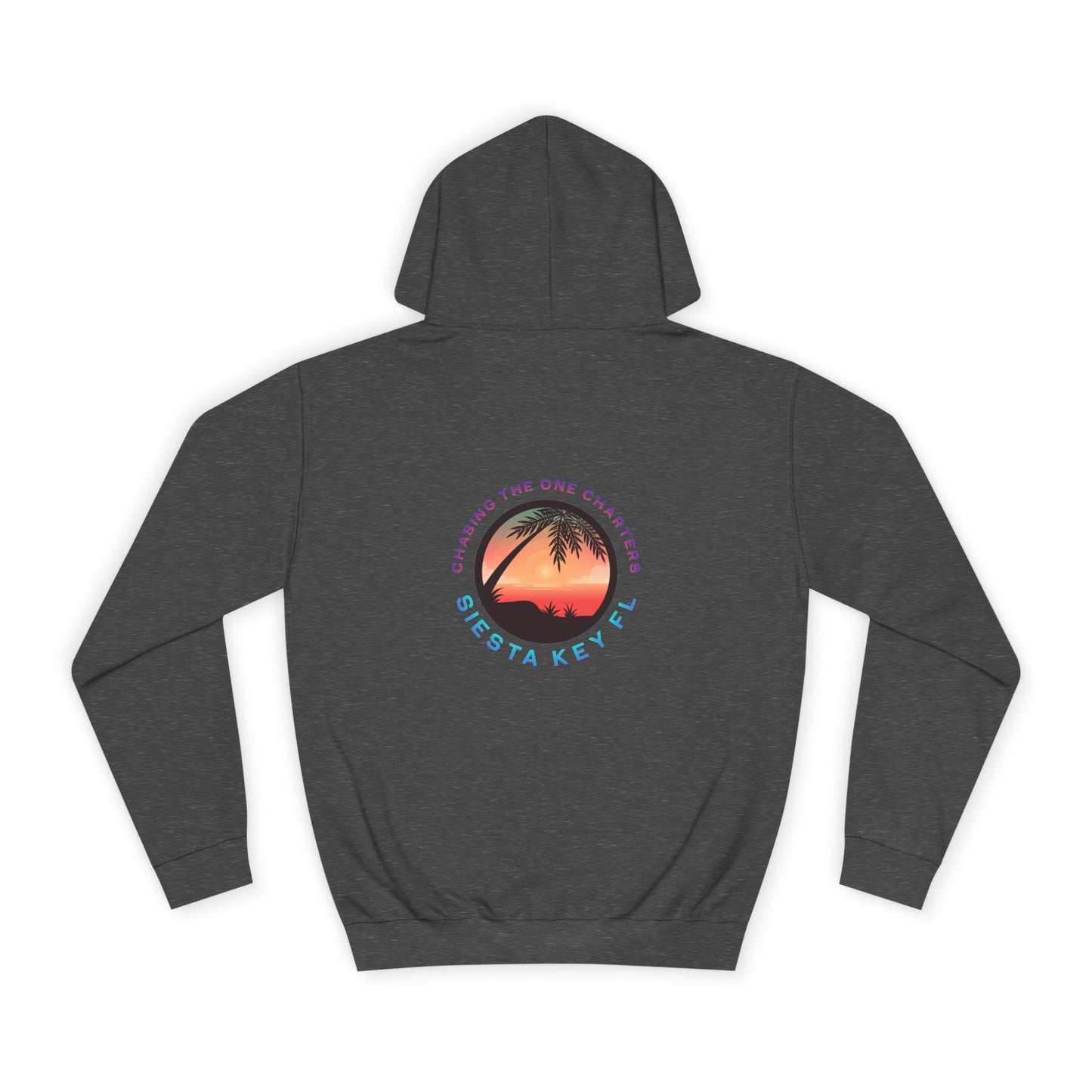 Sunset Palm Unisex College Hoodie, Cozy Casual Wear, Beach Lovers Gift, Summer Vibes, College Apparel, Cozy Hoodie