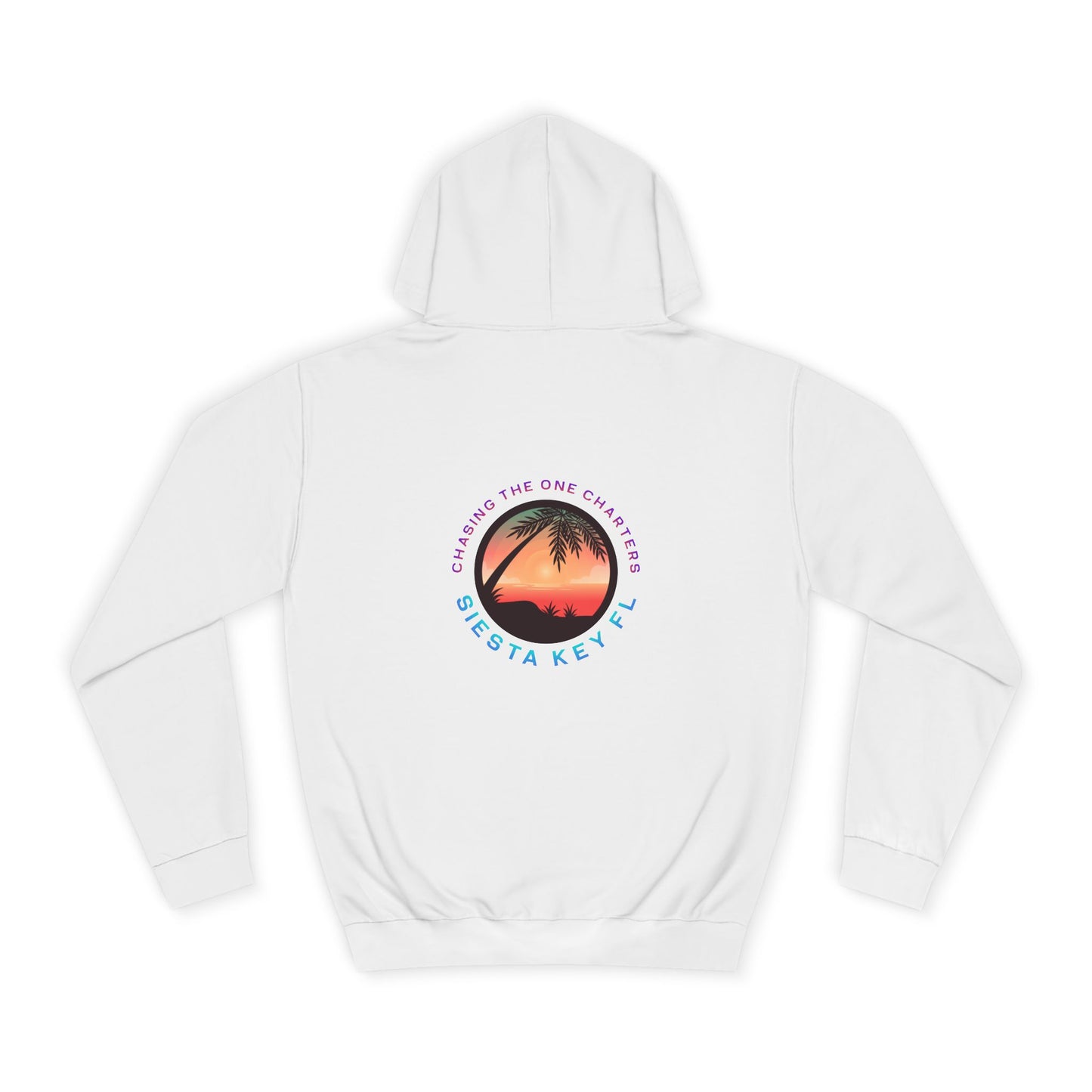 Sunset Palm Unisex College Hoodie, Cozy Casual Wear, Beach Lovers Gift, Summer Vibes, College Apparel, Cozy Hoodie