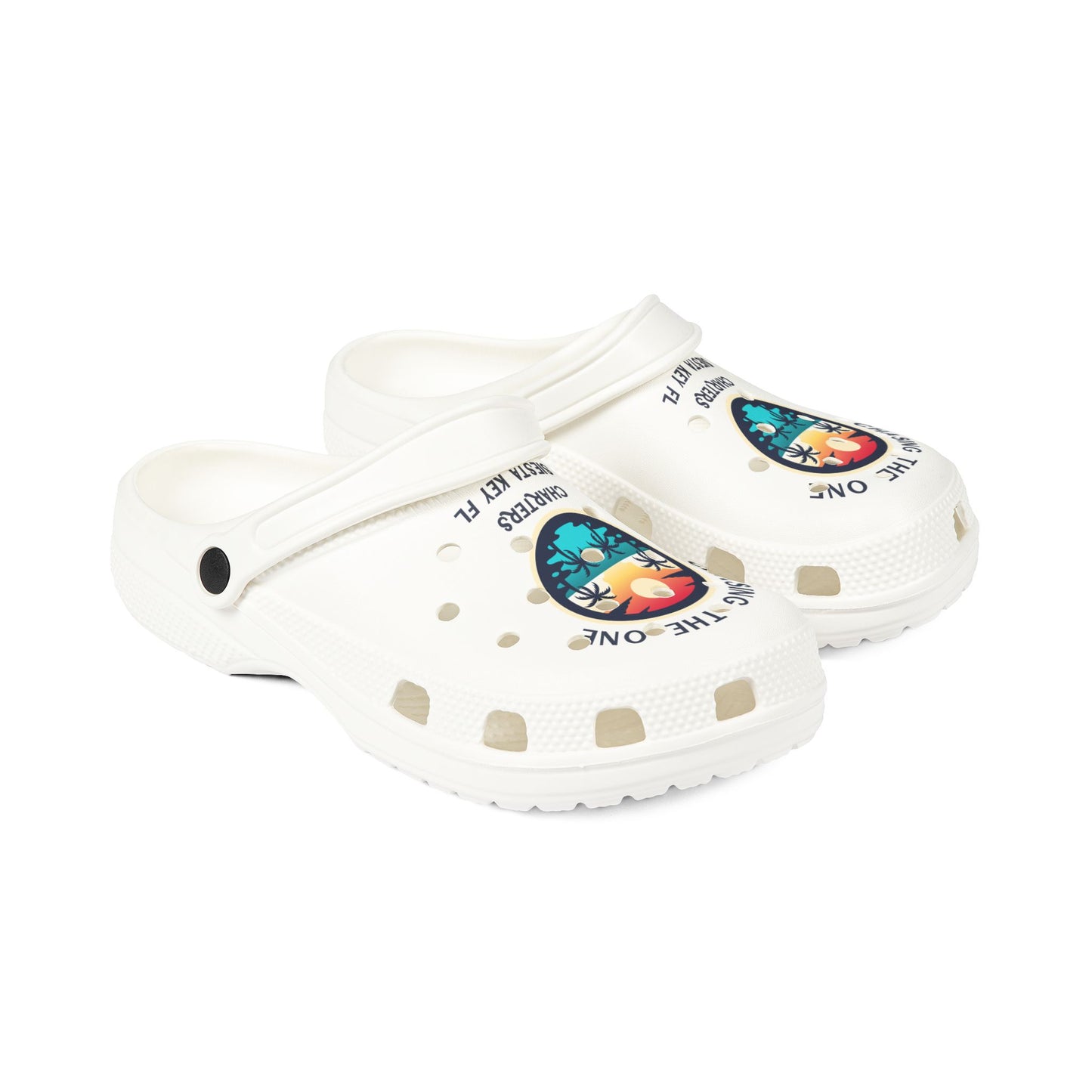 Tropical Graphic Sandals, Chasing the One EVA Foam Shoes, Beachwear Footwear, Fun Summer Sandals, Vacation Essentials