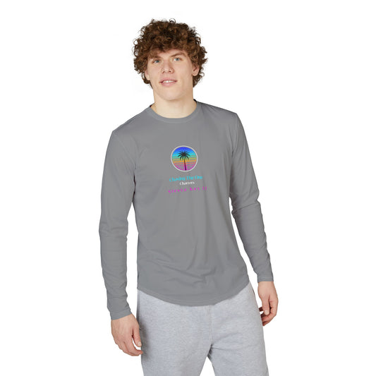 Men's UV Protection Long Sleeve Shirt - Tropical Vibe, Beach Apparel, Summer Essentials, Travel Gear, Gift for Him