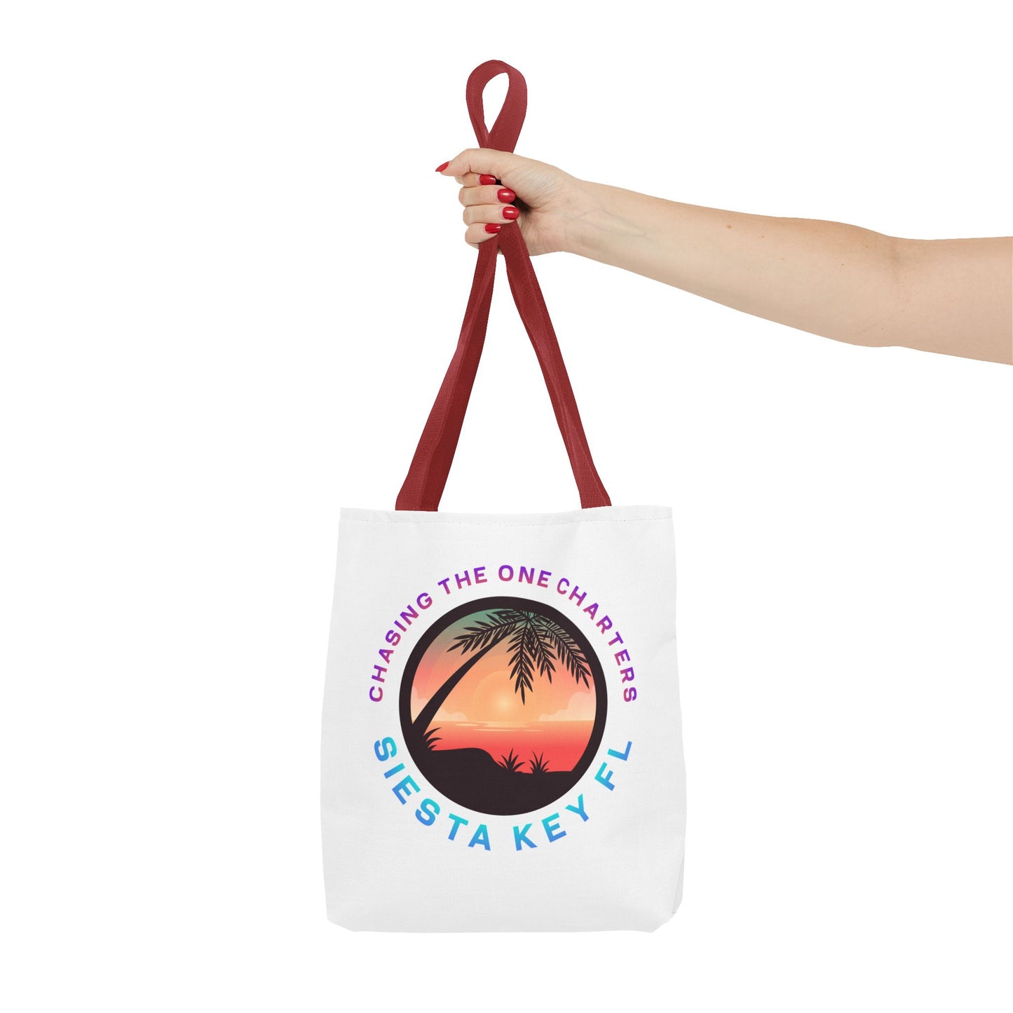 Beach Bag, Siesta Key Sunsets Tote Bag, Travel Tote, Gift for Beach Lovers, Vacation Essential, AOP Design