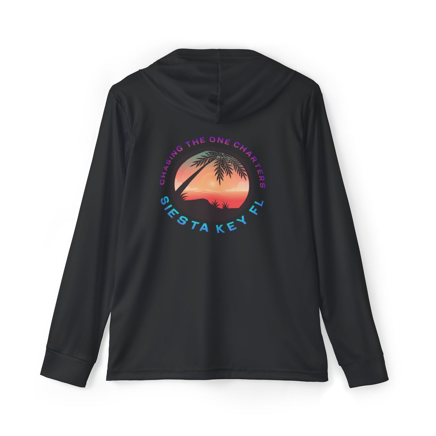 Men's Sports Hoodie, UPF +50 sun protection for outdoor use Men's Sports Warmup Hoodie with Tropical Vibe, Summer Beachwear, Activewear for Men, Vacation Apparel, Gift for Him