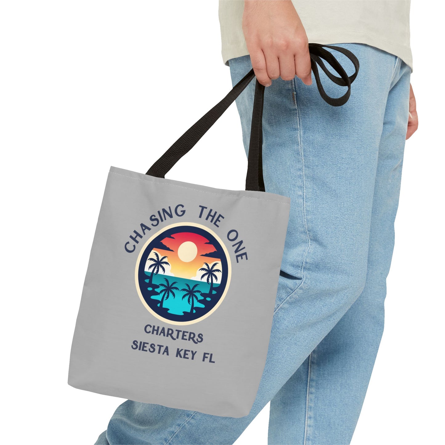 Beach Bag, Tote Bag with Tropical Sunset Design, Beach Tote, Vacation Accessory, Eco-Friendly Bag, Gift for Travelers, Summer Bag