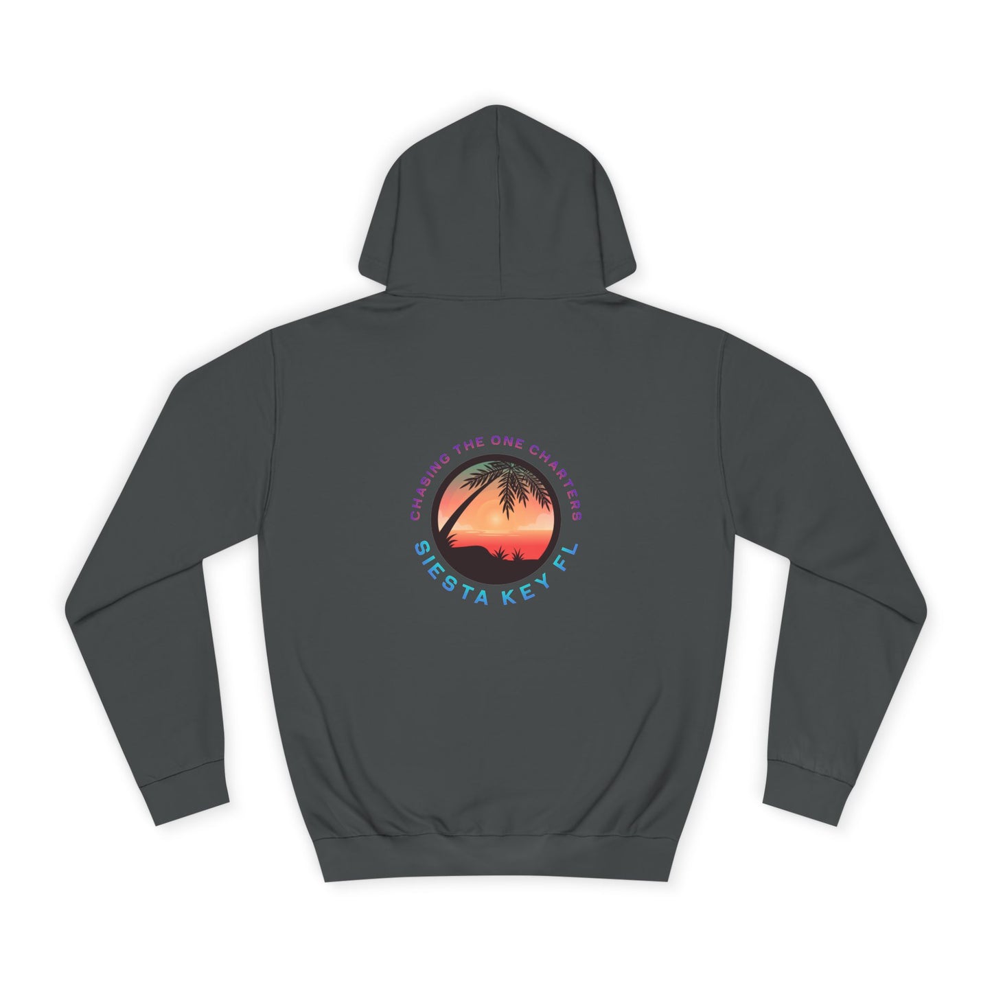 Sunset Palm Unisex College Hoodie, Cozy Casual Wear, Beach Lovers Gift, Summer Vibes, College Apparel, Cozy Hoodie