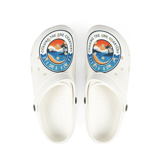 Tropical Graphic Sandals, Chasing the One EVA Foam Shoes, Beachwear Footwear, Fun Summer Sandals, Vacation Essentials Casual Slip-On Shoes, Beach Ready, Family Gatherings, Gifts for All Occasions