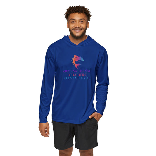 Men's Sports Hoodie, UPF +50 sun protection for outdoor use Men's Sports Warmup Hoodie with Tropical Vibe, Summer Beachwear, Activewear for Men, Vacation Apparel, Gift for Him