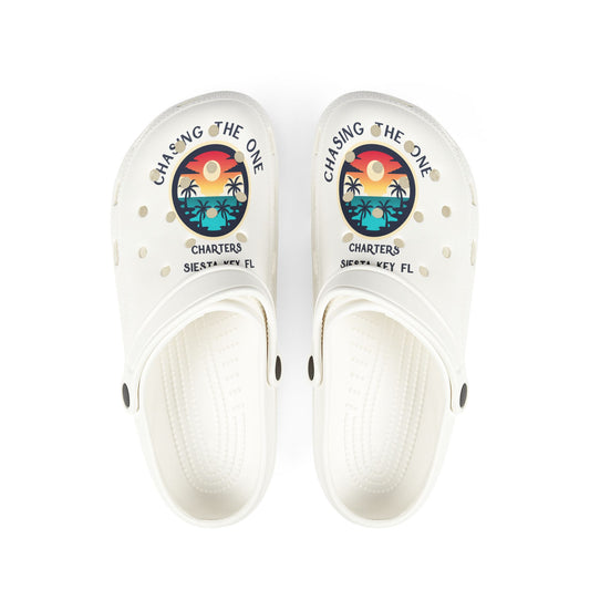 Tropical Graphic Sandals, Chasing the One EVA Foam Shoes, Beachwear Footwear, Fun Summer Sandals, Vacation Essentials
