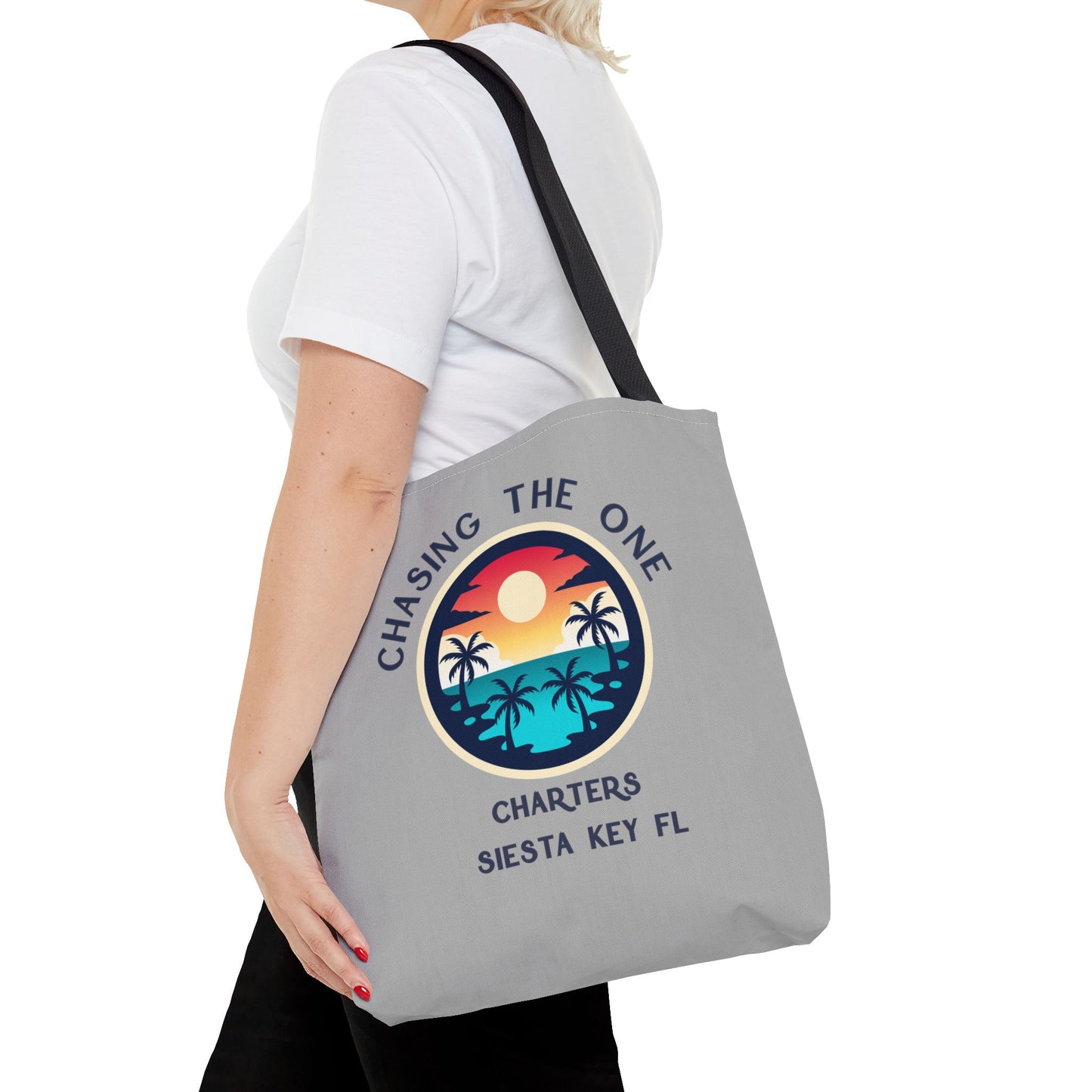 Beach Bag, Tote Bag with Tropical Sunset Design, Beach Tote, Vacation Accessory, Eco-Friendly Bag, Gift for Travelers, Summer Bag