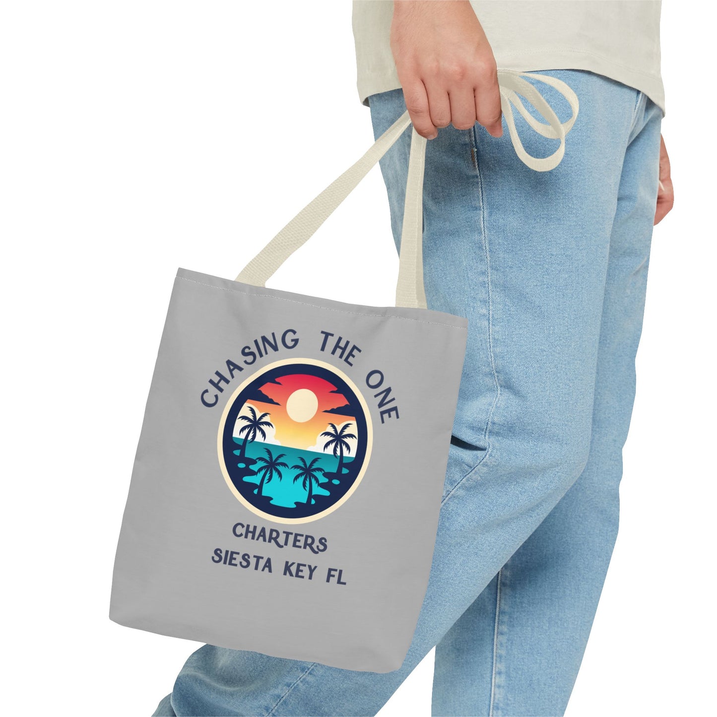 Beach Bag, Tote Bag with Tropical Sunset Design, Beach Tote, Vacation Accessory, Eco-Friendly Bag, Gift for Travelers, Summer Bag