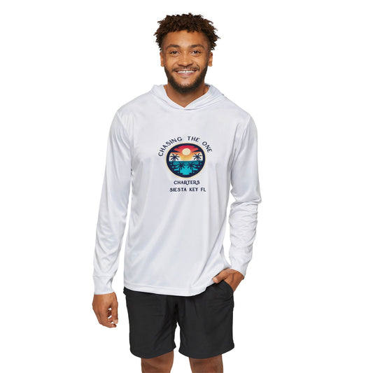 Men's Sports Hoodie, UPF +50 sun protection for outdoor use Men's Sports Warmup Hoodie with Tropical Vibe, Summer Beachwear, Activewear for Men, Vacation Apparel, Gift for Him